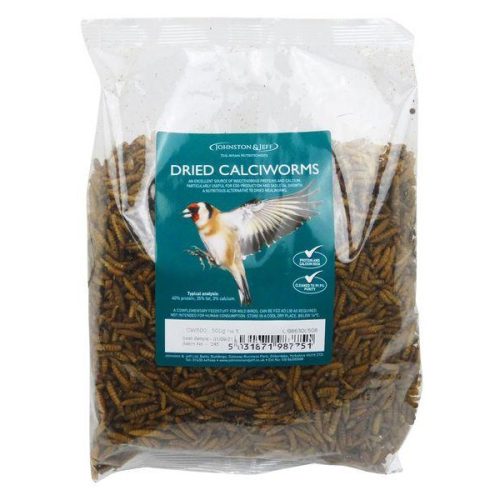 J&J Dried Calci Worms 500g