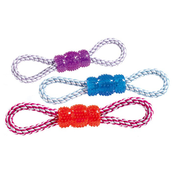 Classic Vinyl Rope Tug Toy 24cm