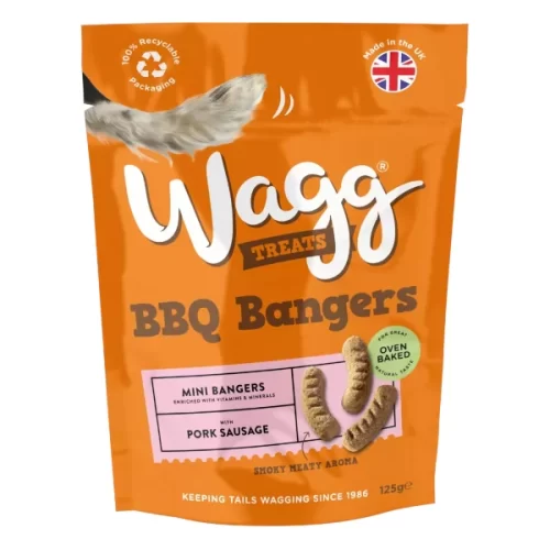 Wagg BBQ Bangers Treats 125g