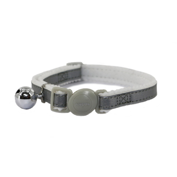 Ancol Cat Collar Reflective Silver