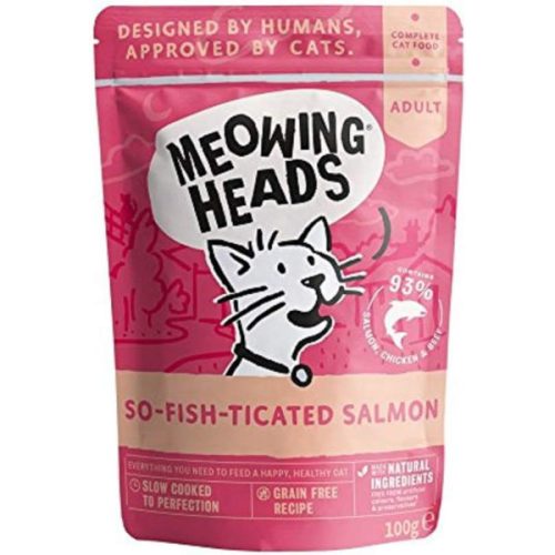 Meowing Heads So Fish Ticated Salmon Pouch 100g