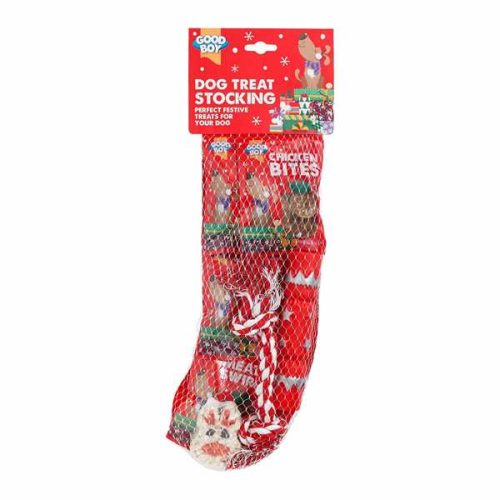 Good Boy Christmas Deluxe Dog Stocking