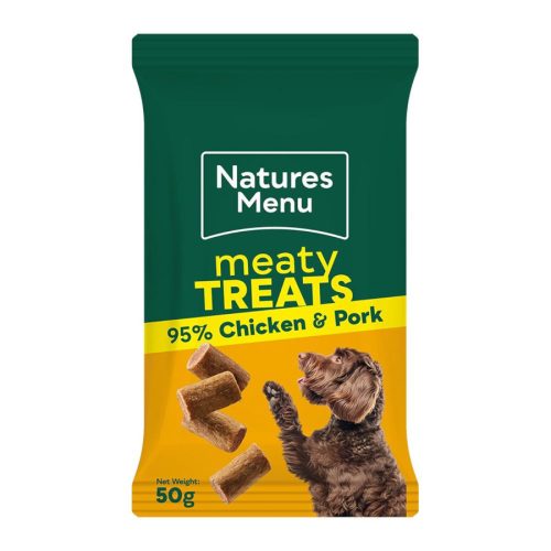 Natures Menu Chicken & Pork Treats 50g