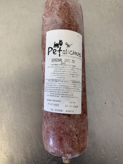 Petalicious 80% Raw Game Tube 500g