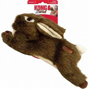 KONG Wild Low Stuff Rabbit Medium