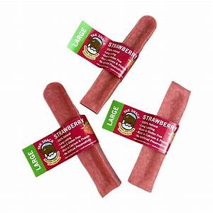 Yak Strawberry Dog Chew Large