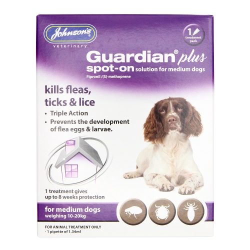 Johnsons Guardian Plus Spot On Medium Dog 1 Tube