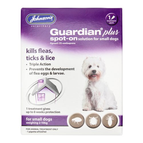 Johnsons Guardian Plus Spot On Small Dog 1 Tube