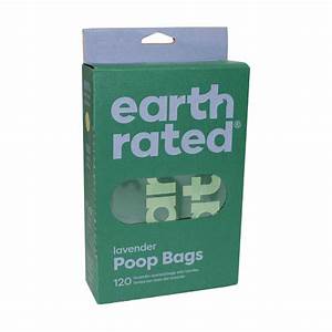 Earth Rated Poop Bags With Handles x120 Lavender