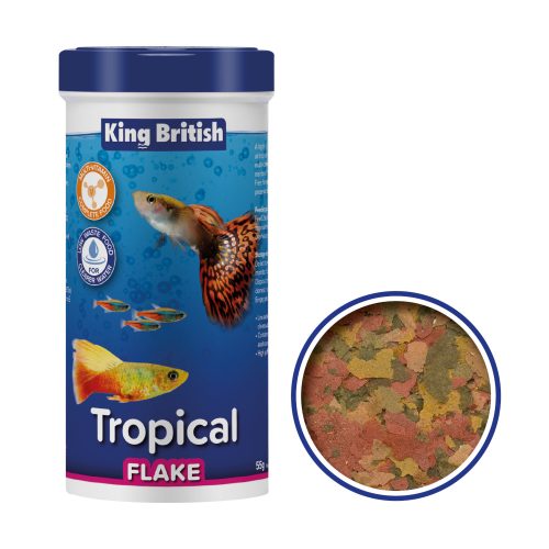 King British Tropical Flake Food 55g