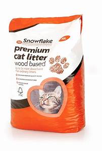 Snowflake Premium Wood Pellet Cat Litter 30ltr