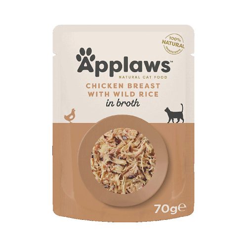 Applaws Cat Chicken & Rice In Broth Pouch 70g