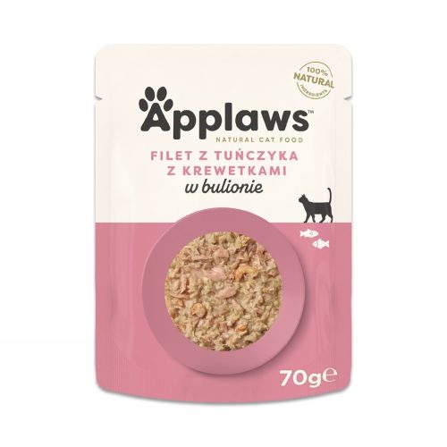 Applaws Cat Tuna & Prawn In Broth Pouch 70g