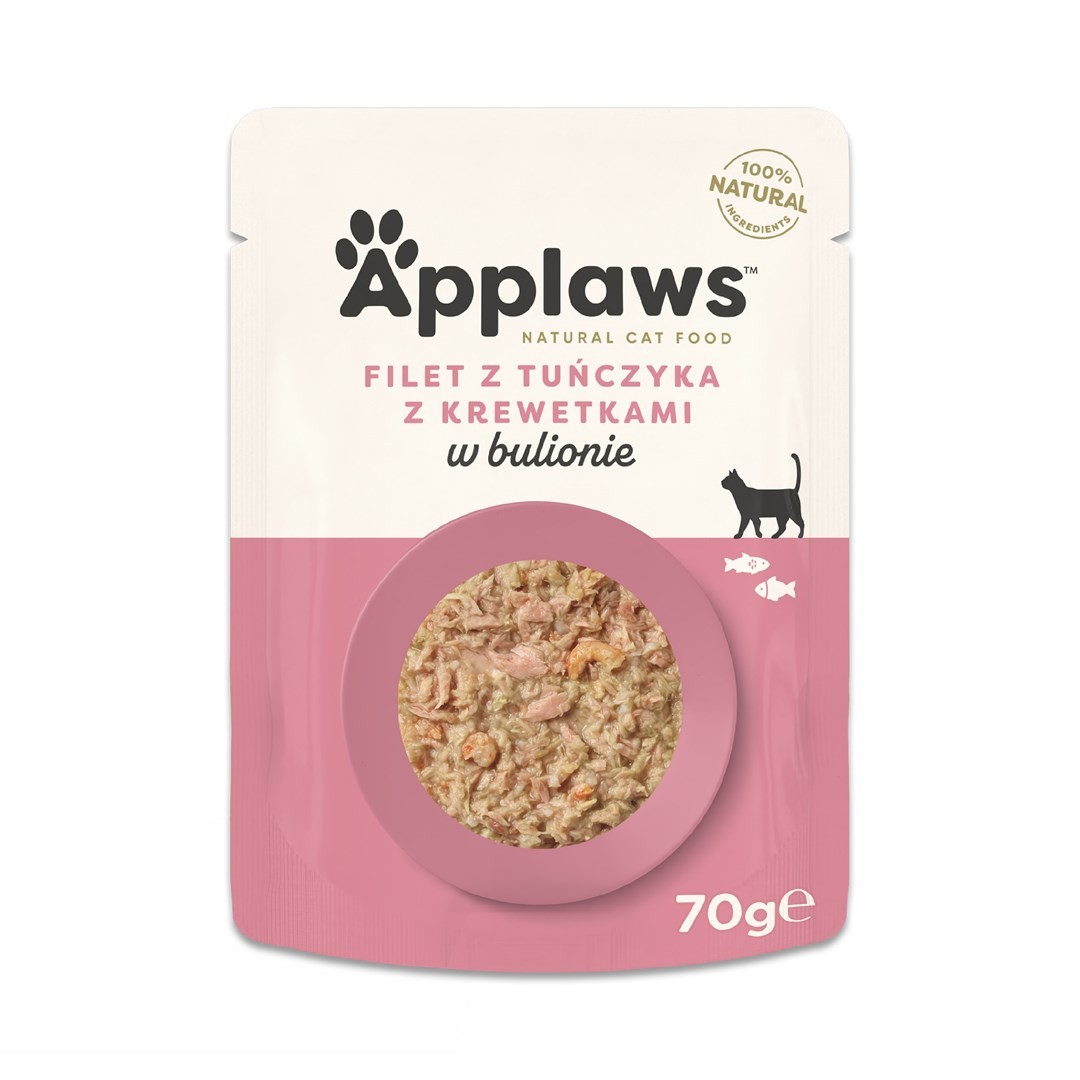 Applaws Cat Tuna & Prawn In Broth Pouch 70g