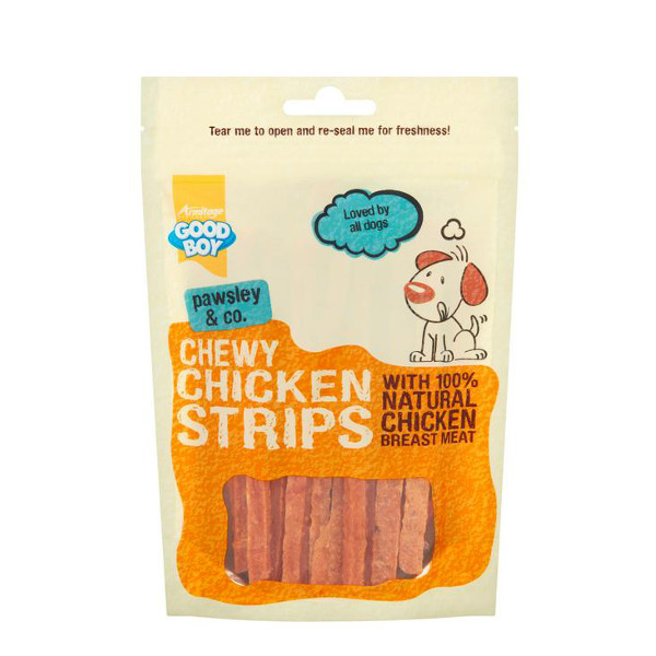 Good Boy Chewy Chicken Strips 100g